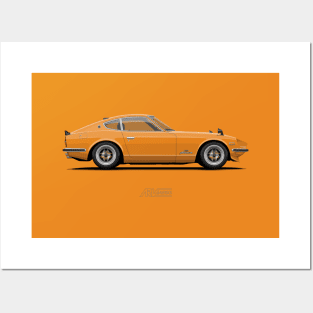 Fairlady 240Z Orange Posters and Art